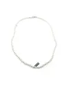 Collier Mikimoto avec Perles, Diamants et Or Blanc