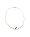Mikimoto Necklace with Pearls, Diamonds and White Gold
