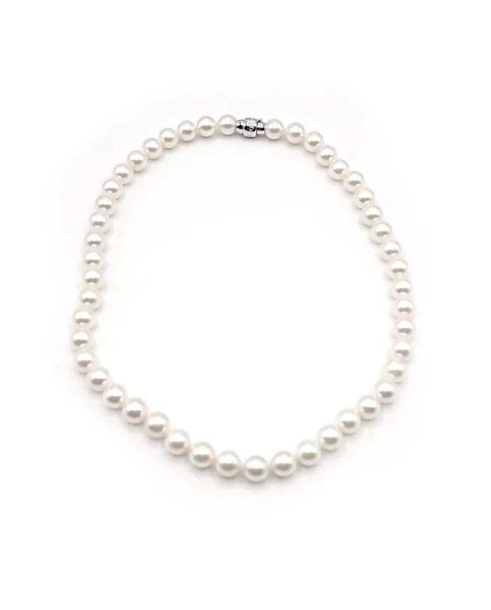Blue Lagoon Necklace by Mikimoto with Pearls and White Gold