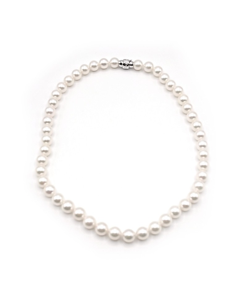 Collier Blue Lagoon de Mikimoto avec perles et or blanc