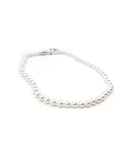 Collana Mikimoto con Perle e Oro Bianco