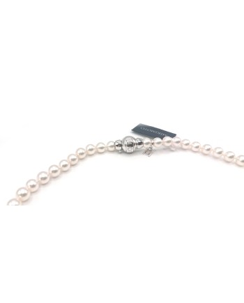 Mikimoto Necklace with Pearls and White Gold