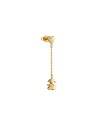 Le Bebé Les Petits Single Earring in Yellow Gold with Baby, Heart and Diamond