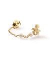 Le Bebé Single Earring in Yellow Gold with Baby, Pearls and Diamond
