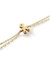 Le Bebé I Mini Bracelet in Yellow Gold with Baby Boy and Diamond