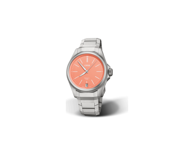 Oris ProPilot X 400 39 mm Titanium watch with Pink dial