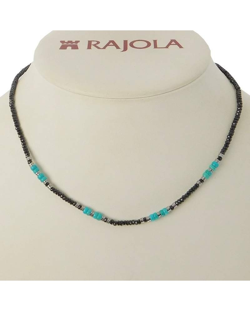 Collana Lunga Rajola Andrea con Spinelli ed Ematite