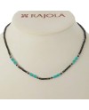 Collana Lunga Rajola Andrea con Spinelli ed Ematite