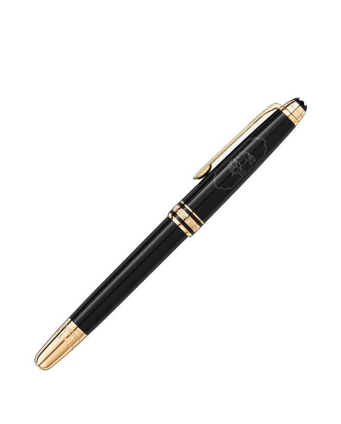 Stylo roller Montblanc Classique Meisterstuck Le tour du monde en 80 jours
