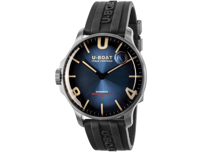 U-Boat Darkmoon 44 Blue SS Soleil watch