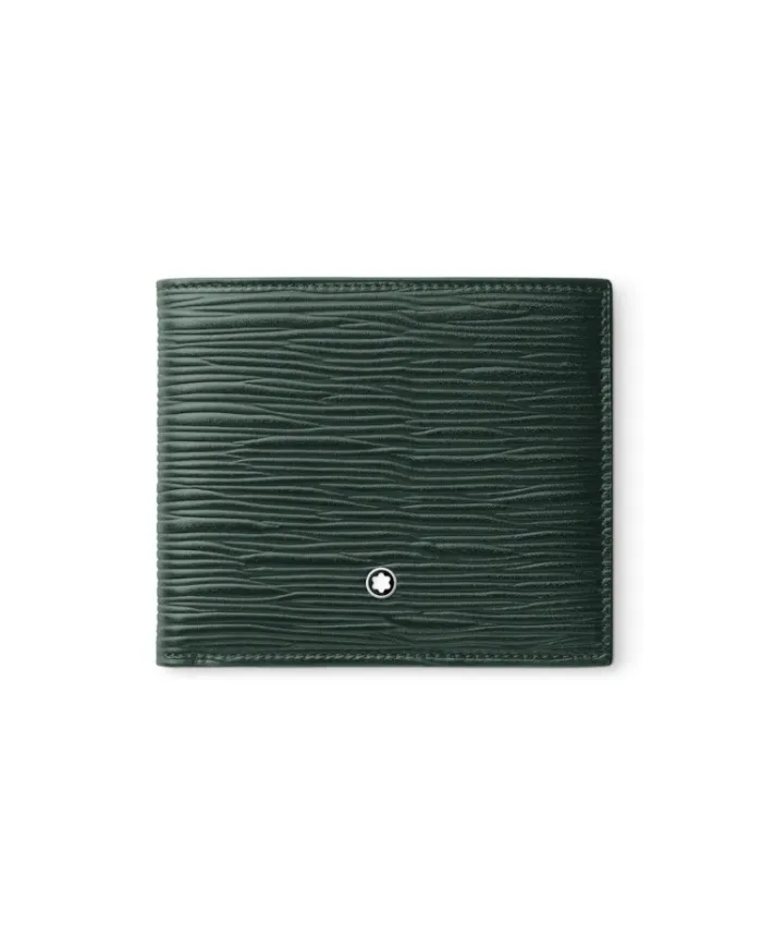 Portafoglio Montblanc Meisterstuck 4810 in Pelle Verde a 8 Scomparti