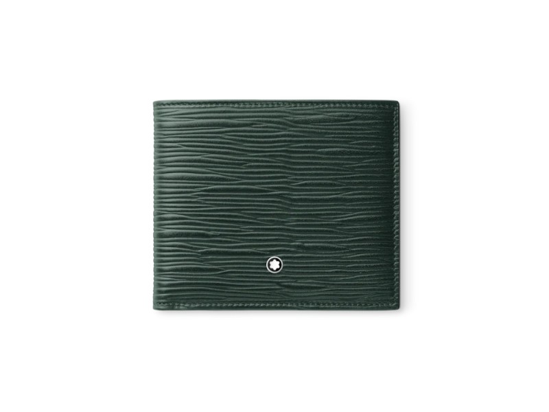 Montblanc Meisterstuck 4810 Wallet in Green Leather with 8 Compartments