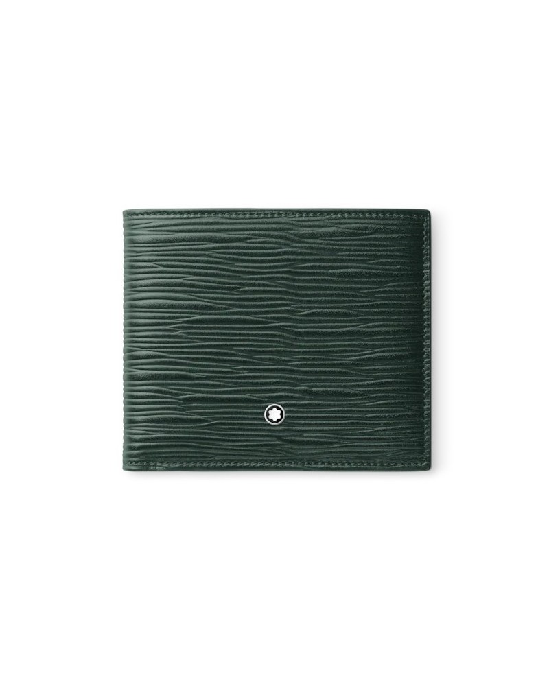 Portafoglio Montblanc Meisterstuck 4810 in Pelle Verde a 8 Scomparti