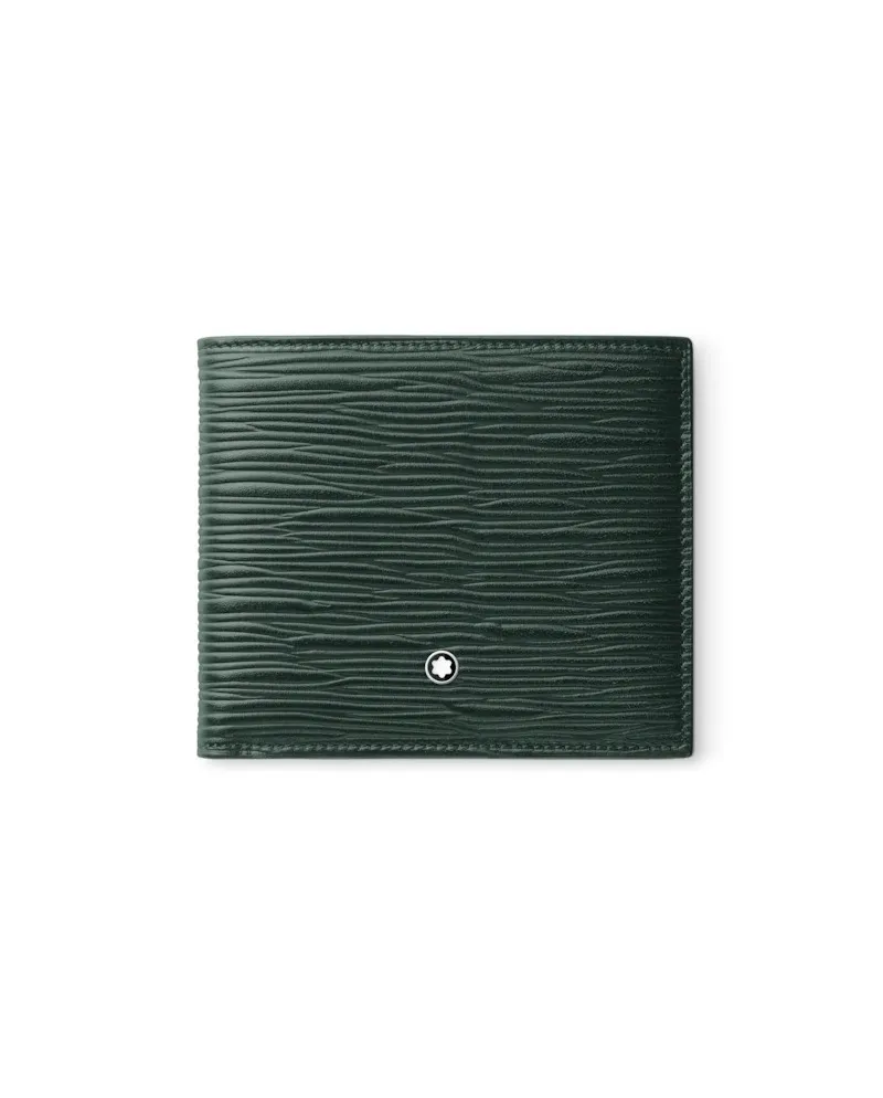 Portefeuille Montblanc Meisterstuck 4810 en cuir vert avec 8 compartiments