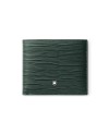 Montblanc Meisterstuck 4810 Wallet in Green Leather with 8 Compartments