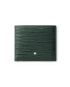 Portefeuille Montblanc Meisterstuck 4810 en cuir vert avec 8 compartiments