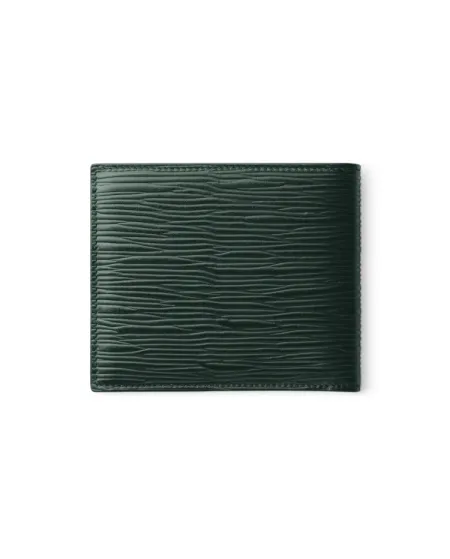 Portefeuille Montblanc Meisterstuck 4810 en cuir vert avec 8 compartiments