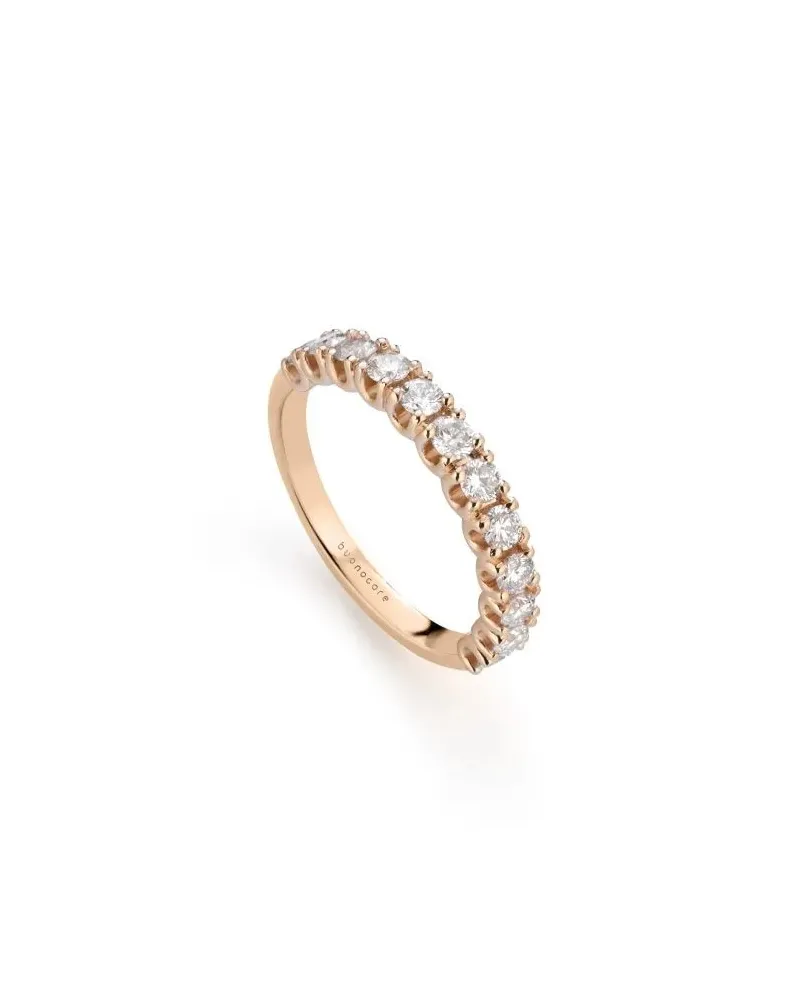 Buonocore Eternity Ring in Rose Gold with Diamonds