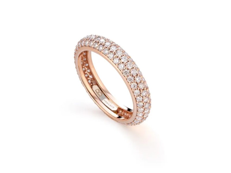 Buonocore Eternity 5.0 Ring in Rose Gold with Diamonds