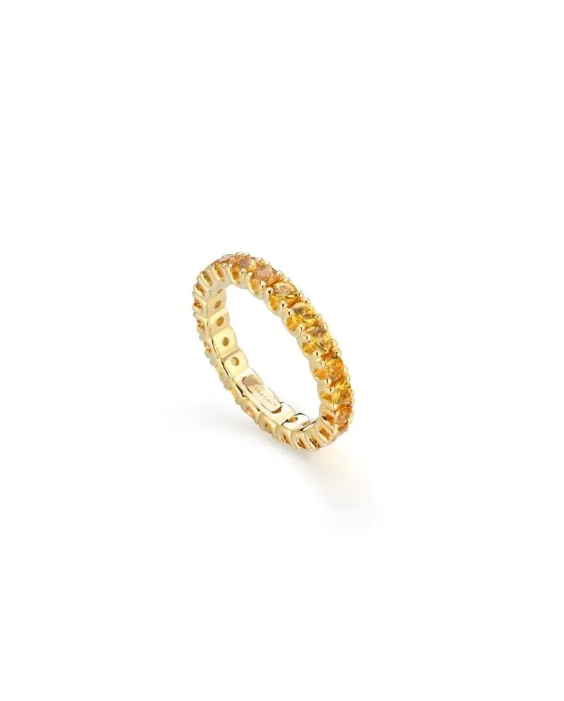 Buonocore Eternity Ring in Yellow Gold with Yellow Sapphires