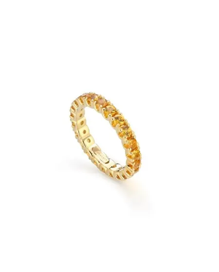 Buonocore Eternity Ring in Yellow Gold with Yellow Sapphires
