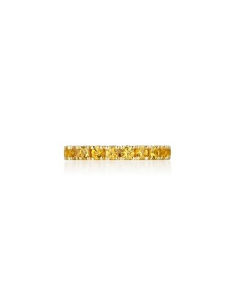 Buonocore Eternity Ring in Yellow Gold with Yellow Sapphires