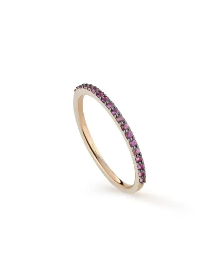 Buonocore Playful Ring in Rose Gold with Sapphires
