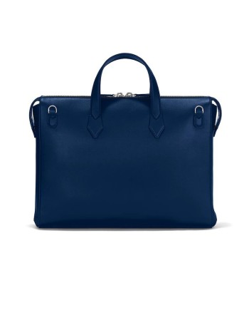 Borsa Portadocumenti Montblanc Meisterstuck Selection Soft in Pelle Blu
