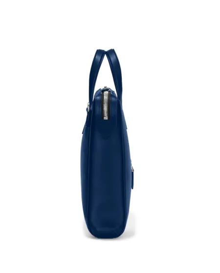 Montblanc Meisterstuck Selection Soft Briefcase in Blue Leather