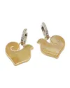 Boucles d'oreilles Chantecler Capri coq en or jaune, nacre et diamants