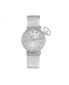 Calabritto28 Montre 32 mm Argent Argent Satiné avec Zircons