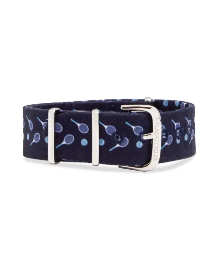 Calbritto28 Blue Tennis Strap 20 mm
