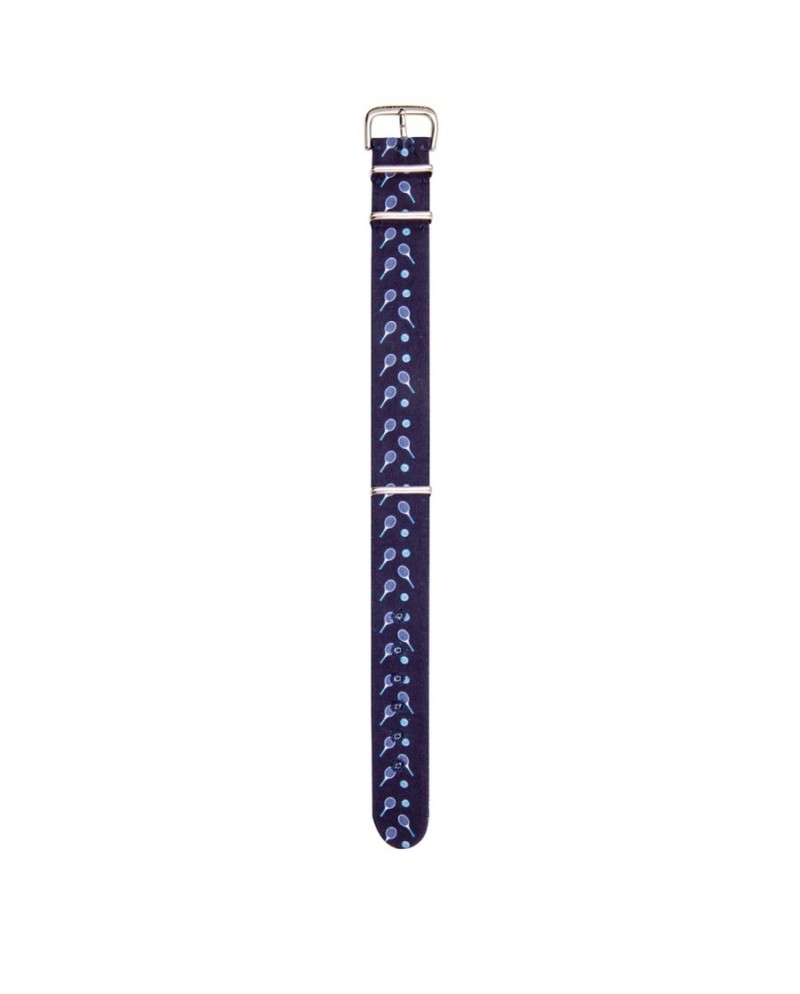 Calbritto28 Blue Tennis Strap 20 mm