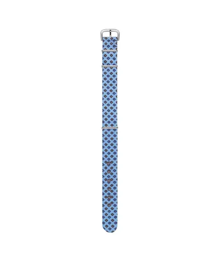 Cinturino Calabritto28 Arcamone Azzurro Marrone 20 mm