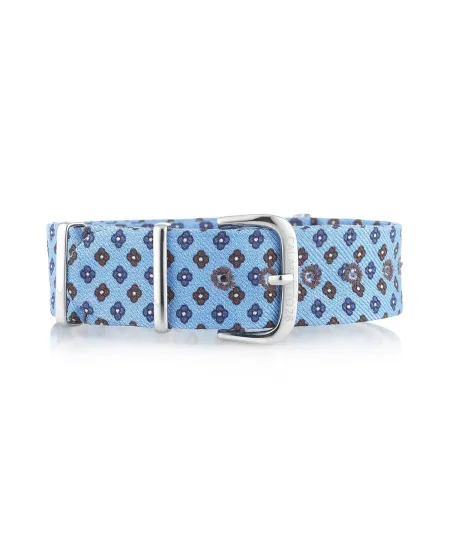 Calbritto28 Arcamone Light Blue Brown strap 20 mm