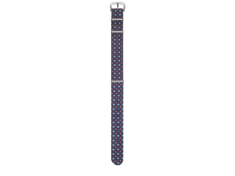 Bracelet Calbritto28 Arcamone Bleu Rouge 20 mm