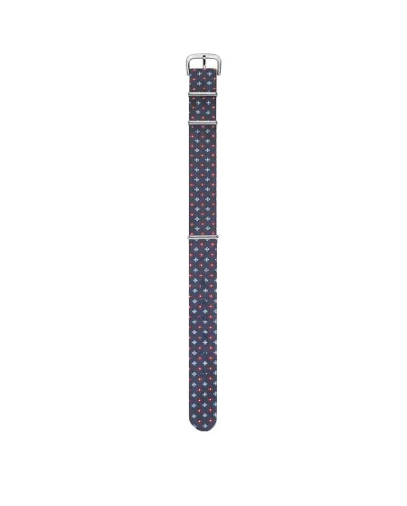 Cinturino Calabritto28 Arcamone Blu Rosso 20 mm