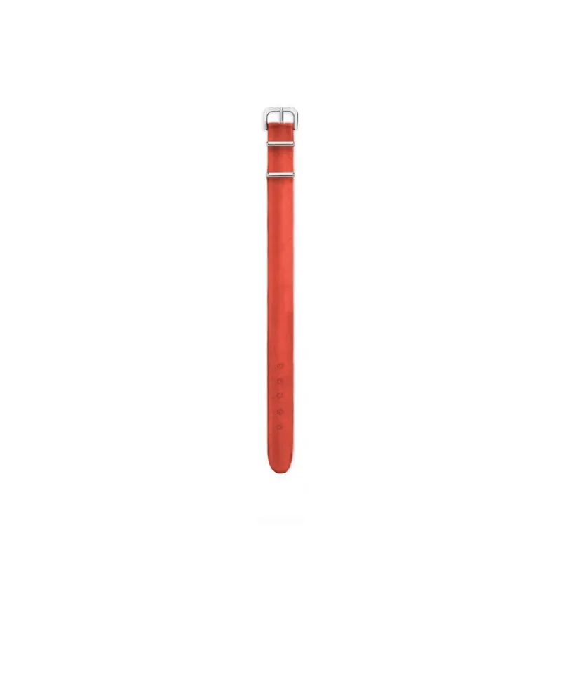 Cinturino Calabritto28 Raso Rosso Corallo 16 mm