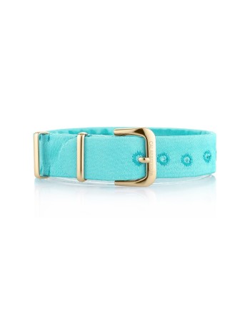 Bracelet Calabritto28 Satin Turquoise 16 mm