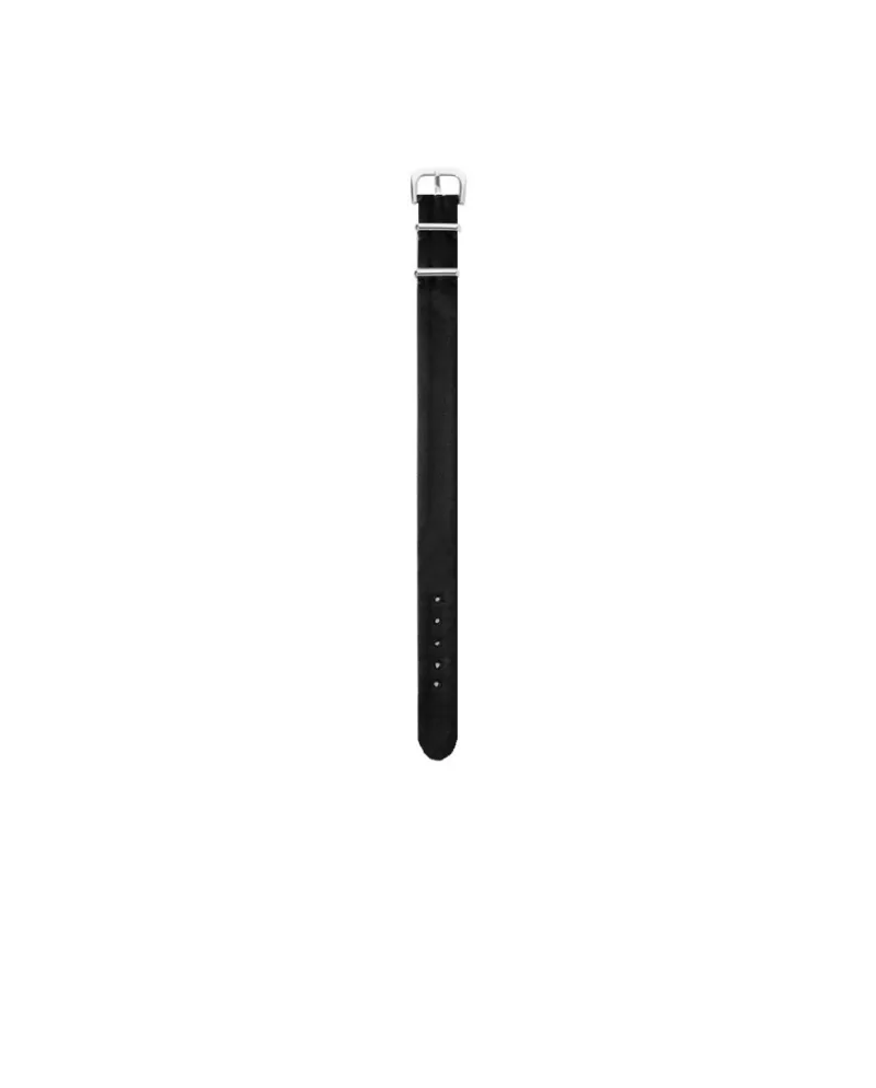 Cinturino Calabritto28 Raso Nero 16 mm