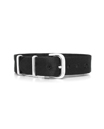 Calabritto28 Black Satin Strap 16 mm