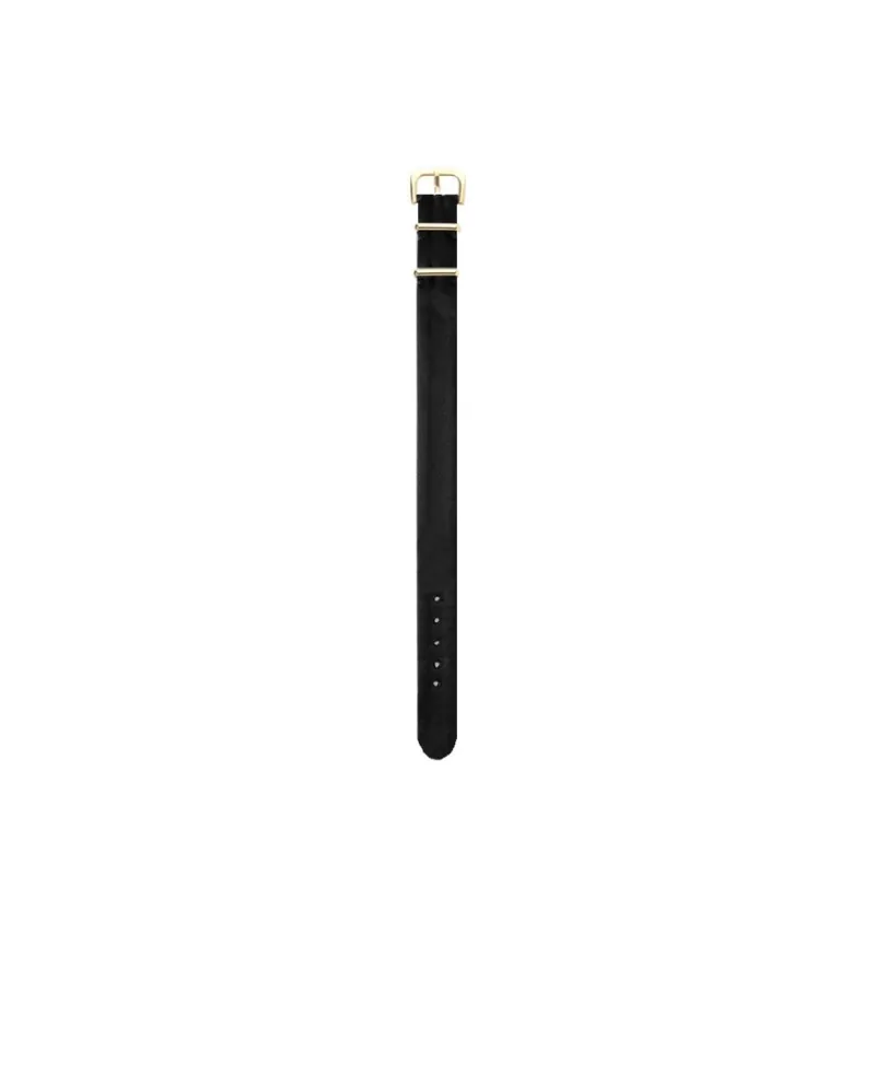 Cinturino Calabritto28 Raso Nero 16 mm