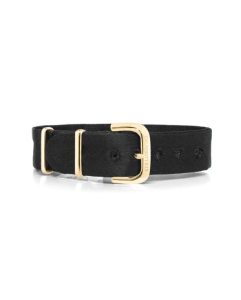 Calabritto28 Black Satin Strap 16 mm