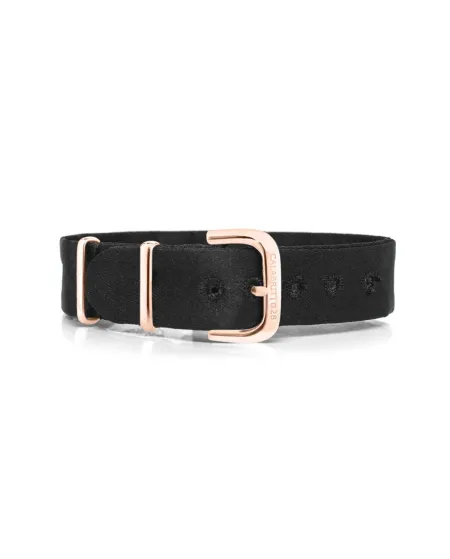 Calabritto28 Bracelet Satin Noir 16 mm