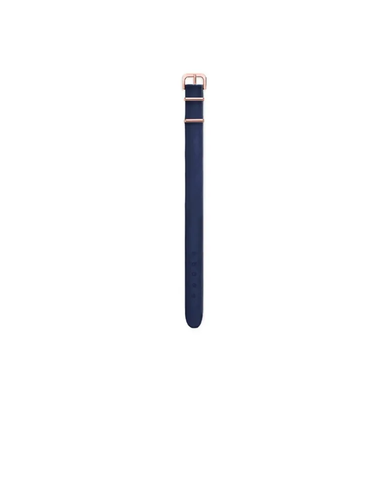Cinturino Calabritto28 Raso Blu 16 mm