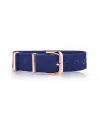 Calabritto28 Bracelet Satin Bleu 16 mm