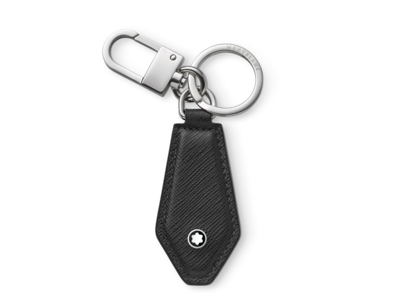 Montblanc Sartorial Key Ring in Black Leather