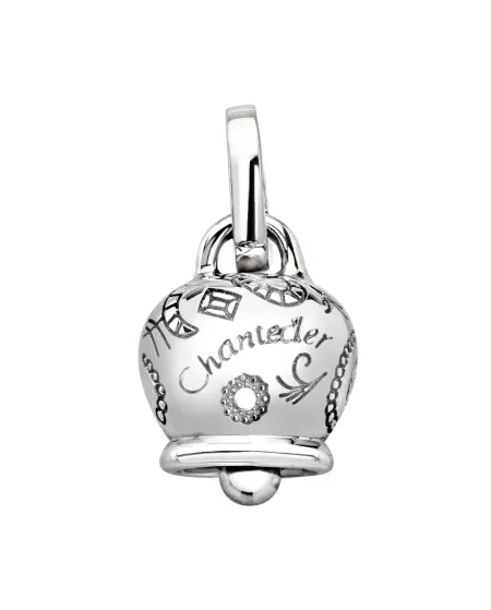 Pendentif Chantecler Capri petit campanelle en or blanc
