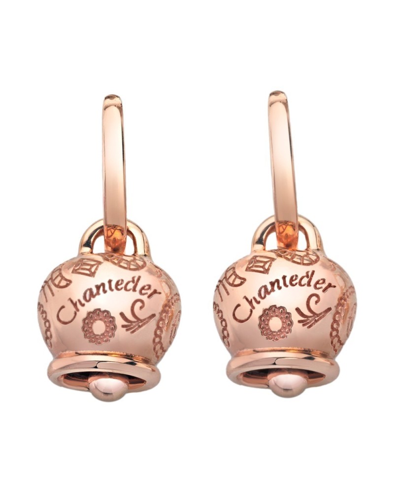 Boucle d'oreille Chantelcer Capri Campanella moyenne en or rose
