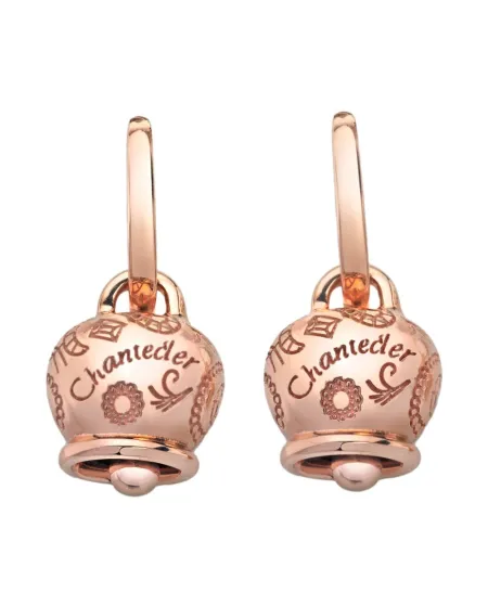 Chantelcer Capri mono orecchino Campanella media in oro rosa